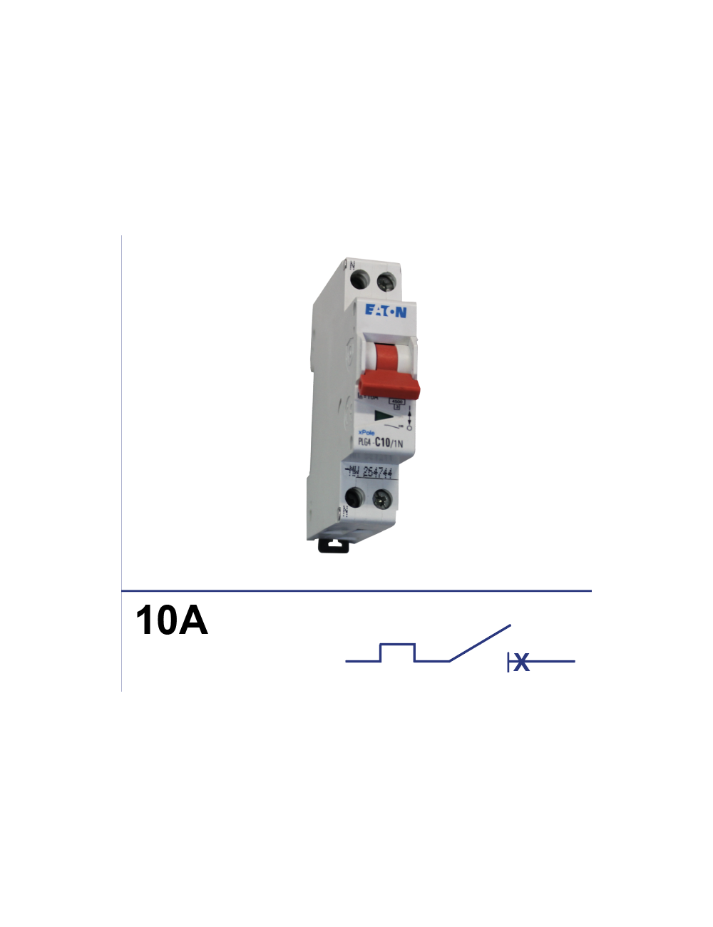 Disjoncteur 10A Ph+N