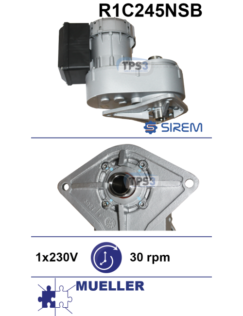 Motoréducteur R1C245NSB 32tr/min Mueller