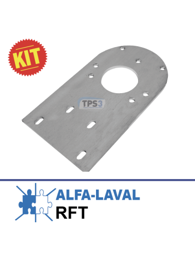 Platine d'adaptation motoréducteur F fixation 2 & 4 vers fixation 5