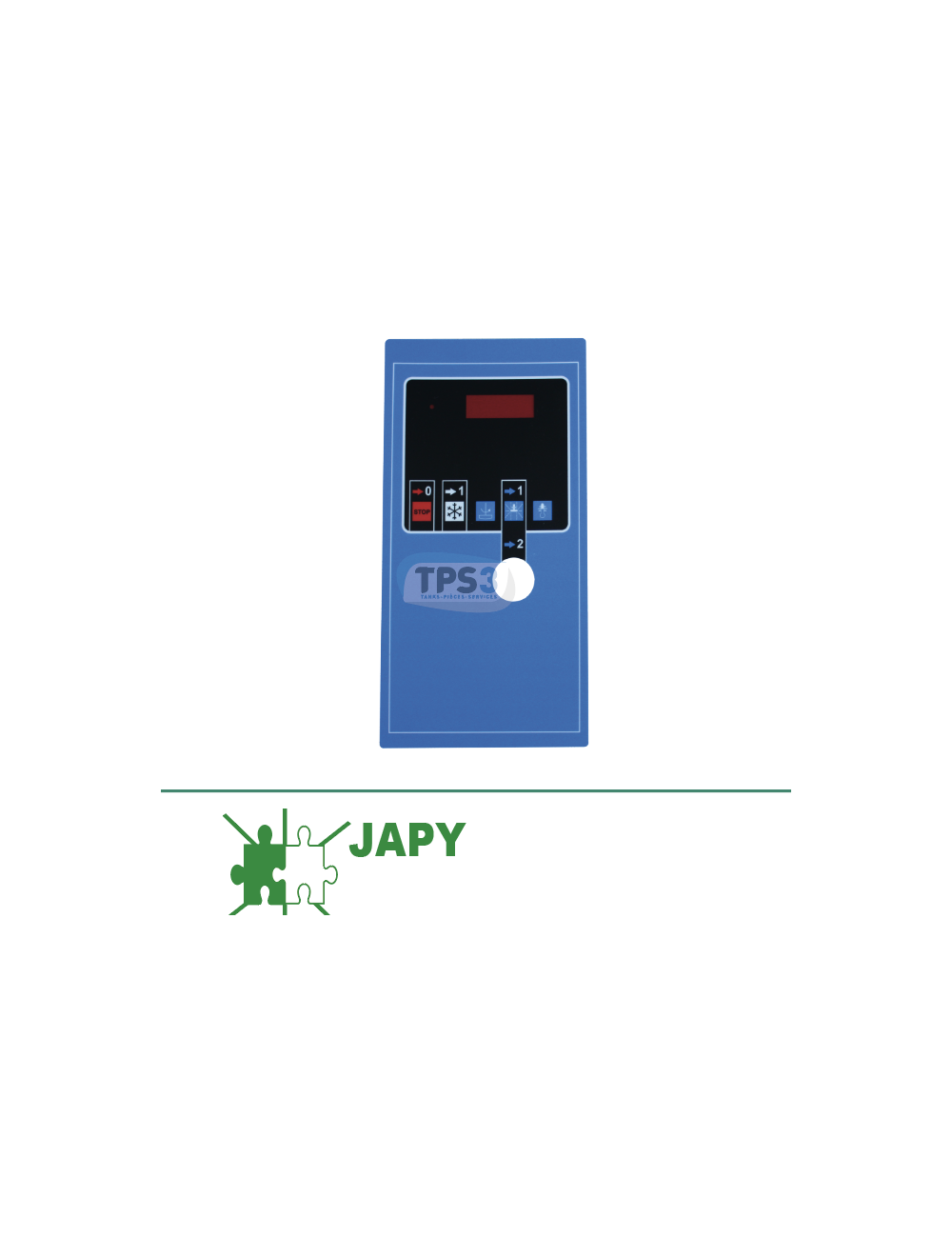 Plastron autocollant clavier adaptable Pylot Japy