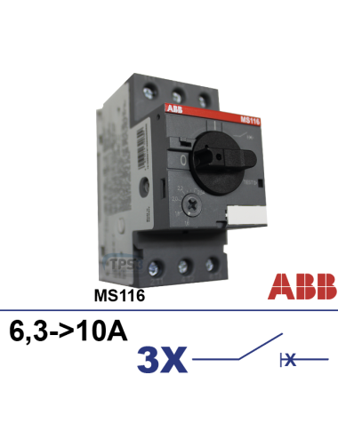 Disjoncteur moteur MS116 6,3-10A