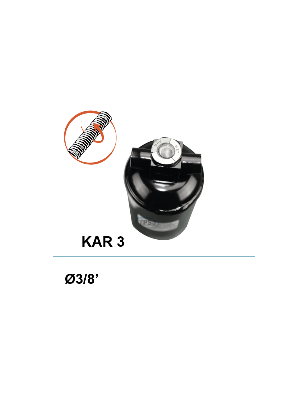 Déshydrateur réservoir KAR 3-3/8 Déshydrateur réservoir KAR 3-3/8