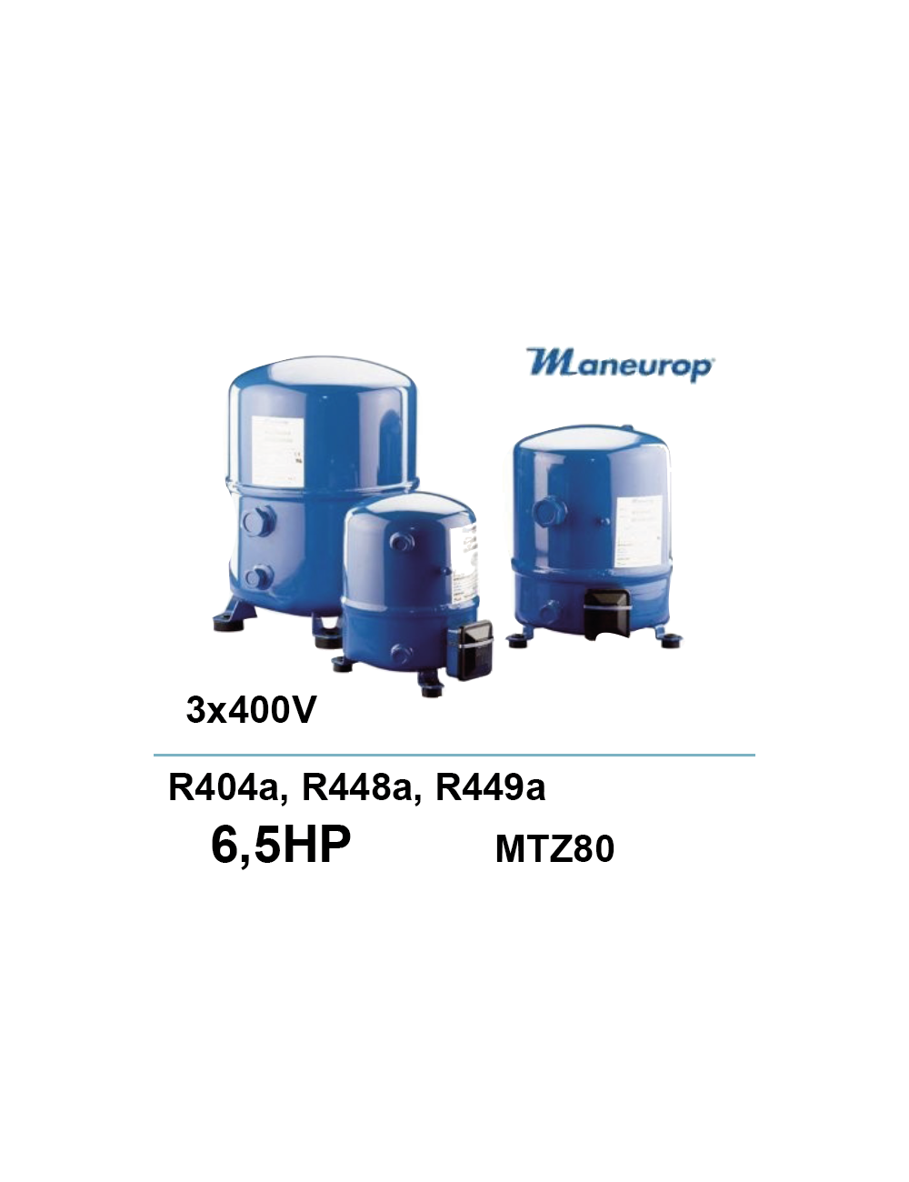 Compresseur Maneurop MTZ80 R404a 6,5ch Compresseur Maneurop MTZ80 R404a 6,5ch