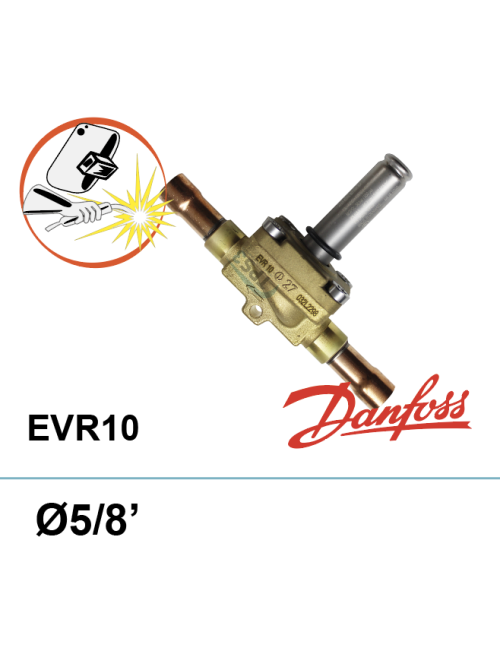 Corps électrovanne fréon Danfoss EVR10 5/8 à braser