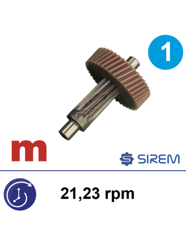 Ensemble 1er train Céloron pour MR Sirem type N 21-23 tr/min