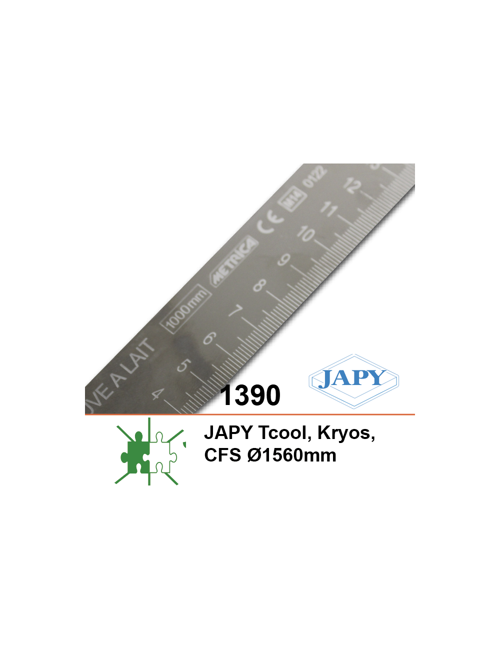 Règle graduée 1390 TCool/Kryos/CFS Ø 1560mm