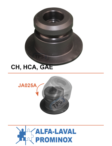 Pivot pour couvercle adaptable CH et HCA