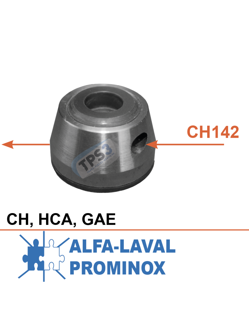 Bague de pivot de charnière adaptable CH, HCA, Galactic et RFTCA