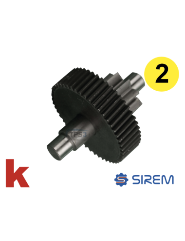 Ensemble 2nd train métal pour MR Sirem type N 21-23 tr/min