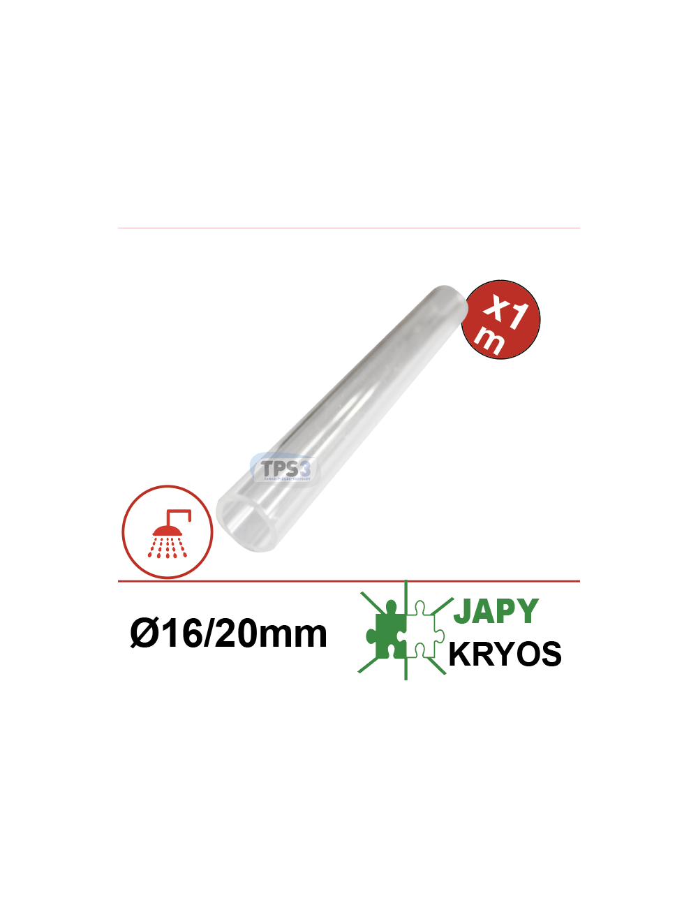 Tube acryglass Ø16/20 au mètre Tube acryglass Ø16/20 au mètre