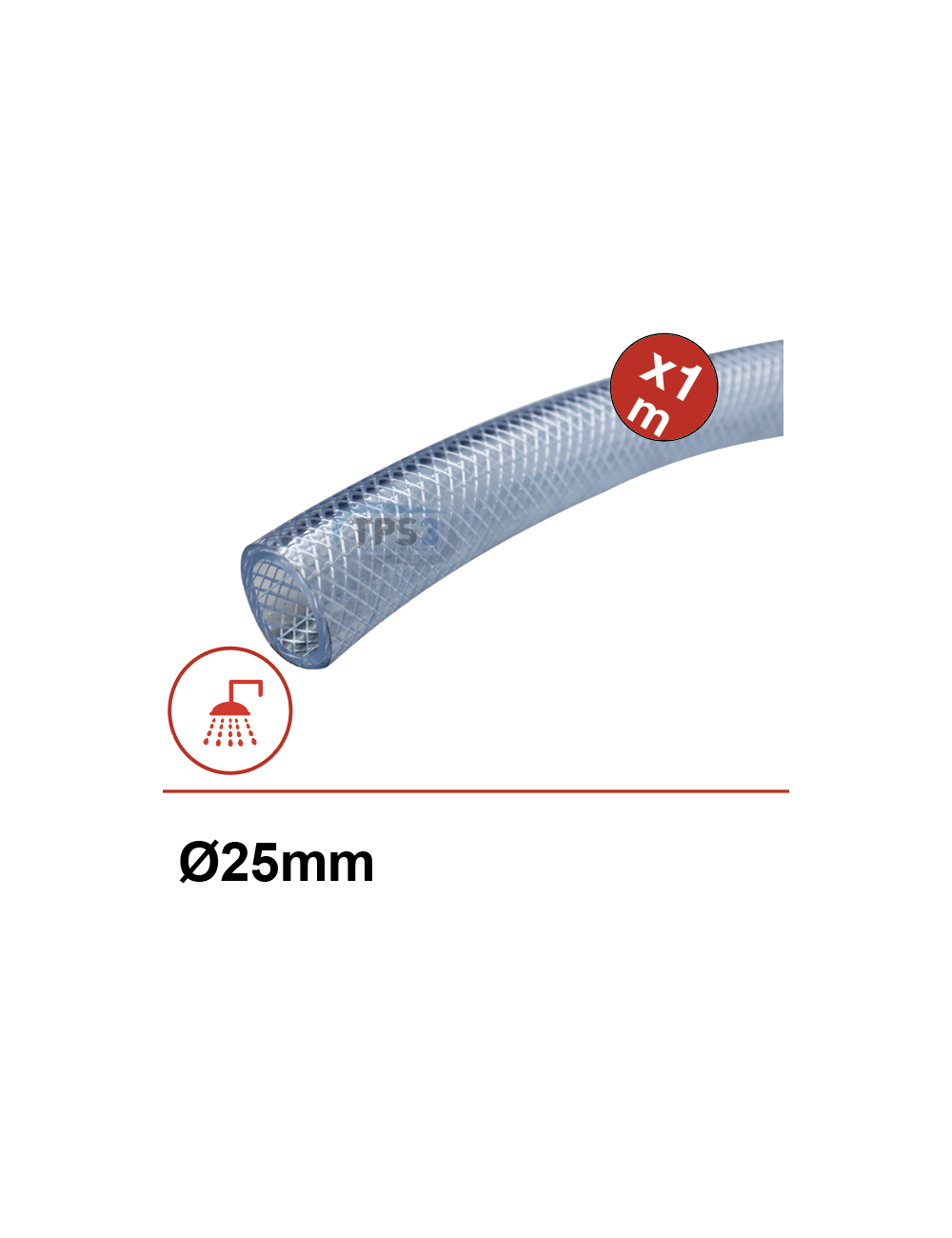 Tuyau tricoclair Ø 25/33 vendu au M Tuyau tricoclair Ø 25/33 vendu au M