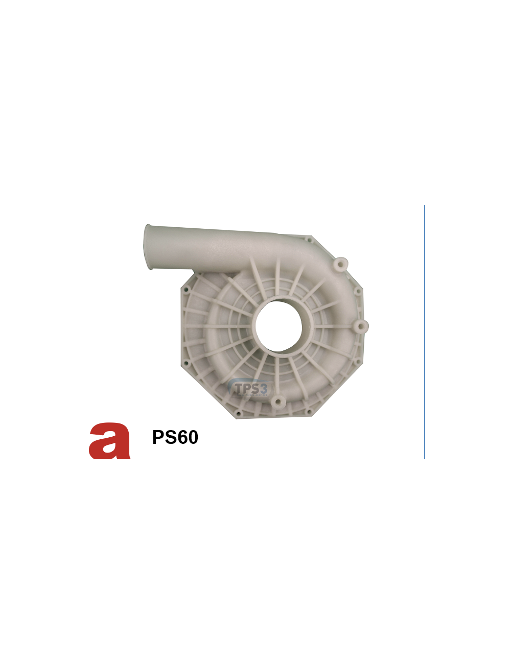 Volute pour pompe de lavage Hanning PS60/PS15 Volute pour pompe de lavage Hanning PS60/PS15