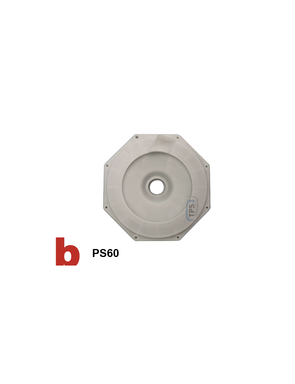 Flasque arrière pour pompe de lavage Hanning PS60/PS15 Flasque arrière pour pompe de lavage Hanning PS60/PS15