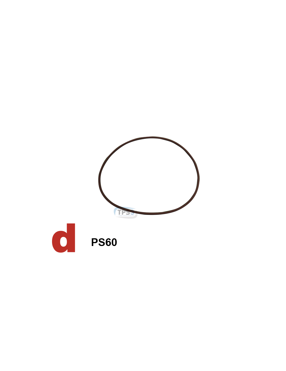 Joint d'assemblage flasque pour pompe Hanning PS 60/PS15 Joint d'assemblage flasque pour pompe Hanning PS 60/PS15