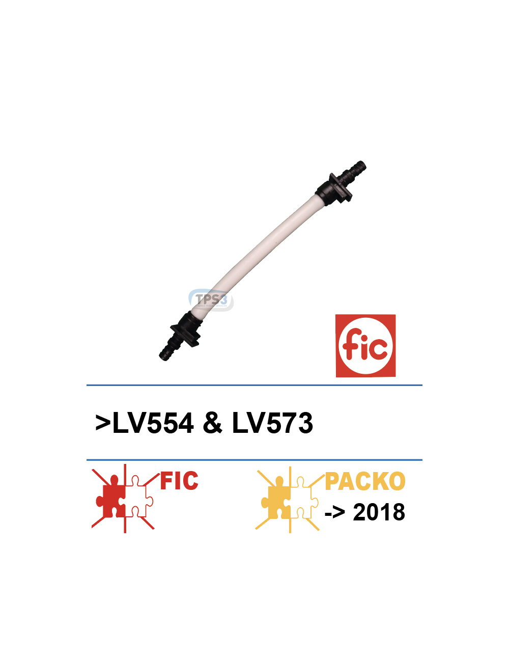 Tube interne pompe doseuse avec embouts pour LV554 Tube interne pompe doseuse avec embouts pour LV554