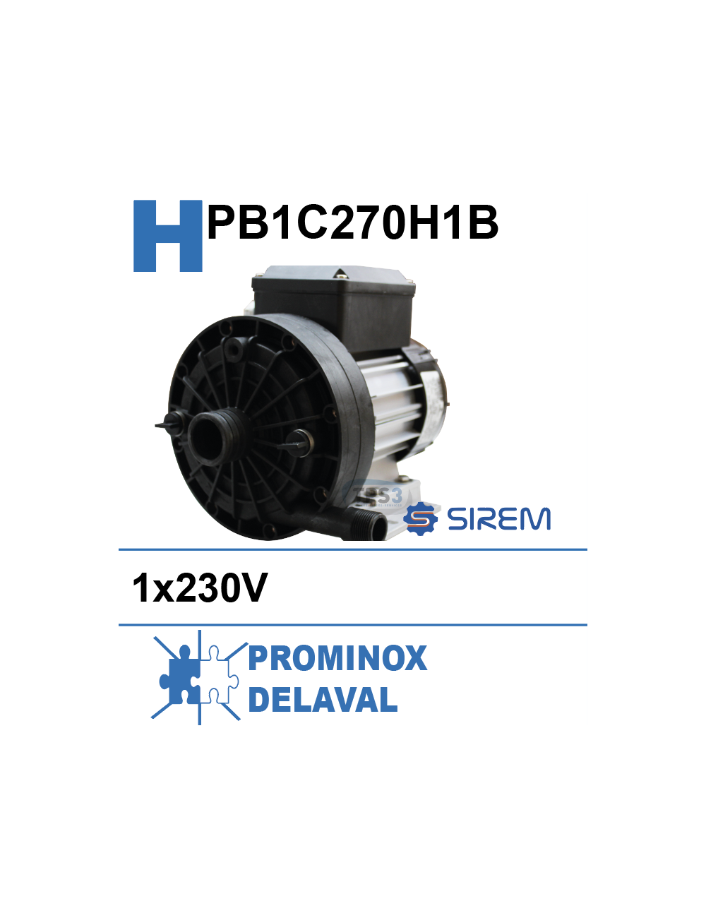 Pompe de lavage Sirem PB1C270H1B Pompe de lavage Sirem PB1C270H1B