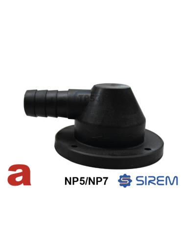 Chapeau boitier de lavage pour MR Sirem type NP5