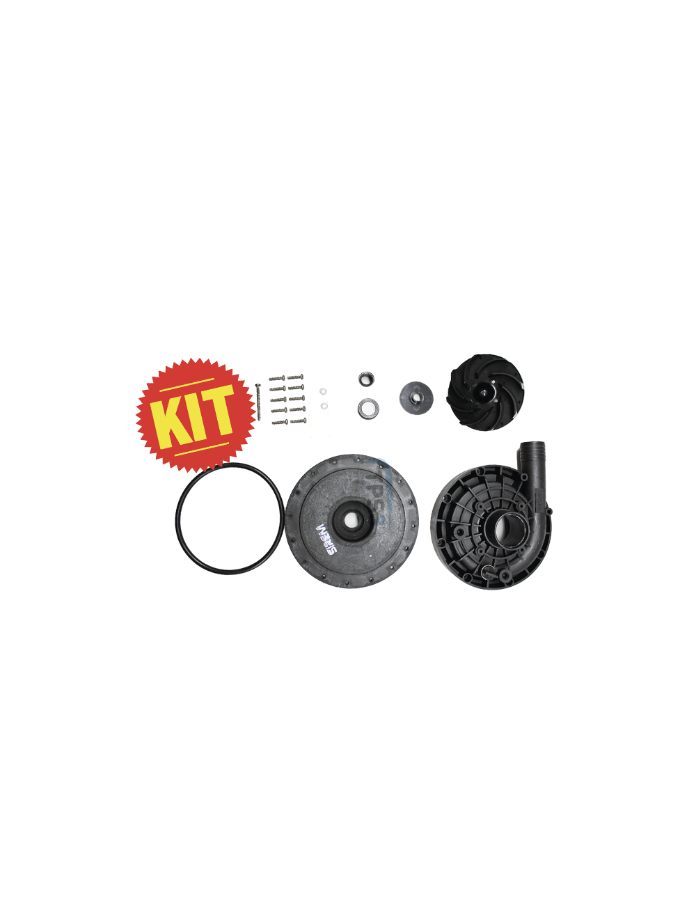 Kit réparation pompe de lavage Sirem type K