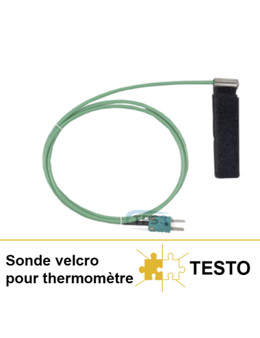 Sonde Velcro TC Type K Classe 1/-20°C +120°
