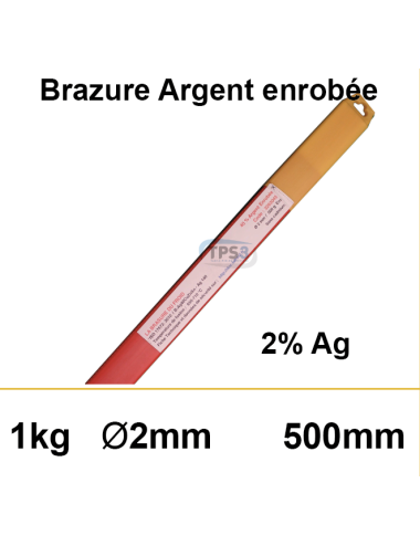 Brasure Argent 2%  (la boite de 1KG)