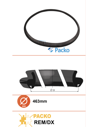 Joint de trou d'homme Packo RM Ø460