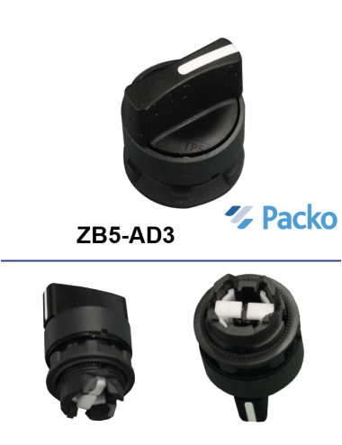 Bouton de commutateur ZB5-AD3 3 positions