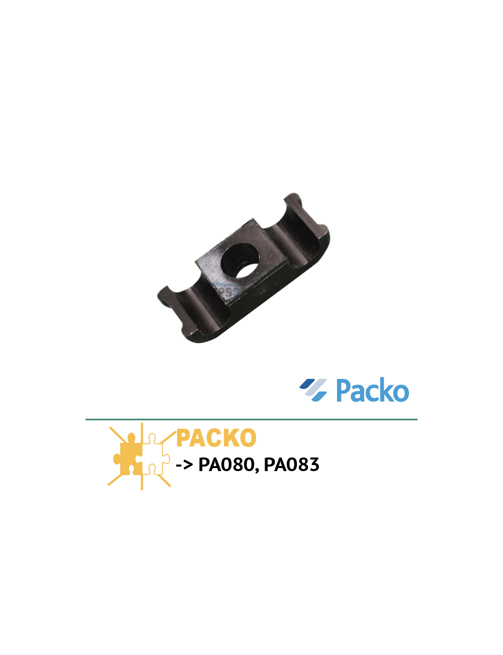 Bride de fixation pour sonde Packo
