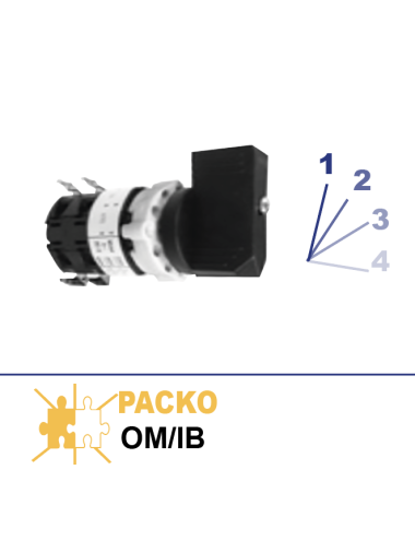 Interrupteur 4 positions Packo OM/IB