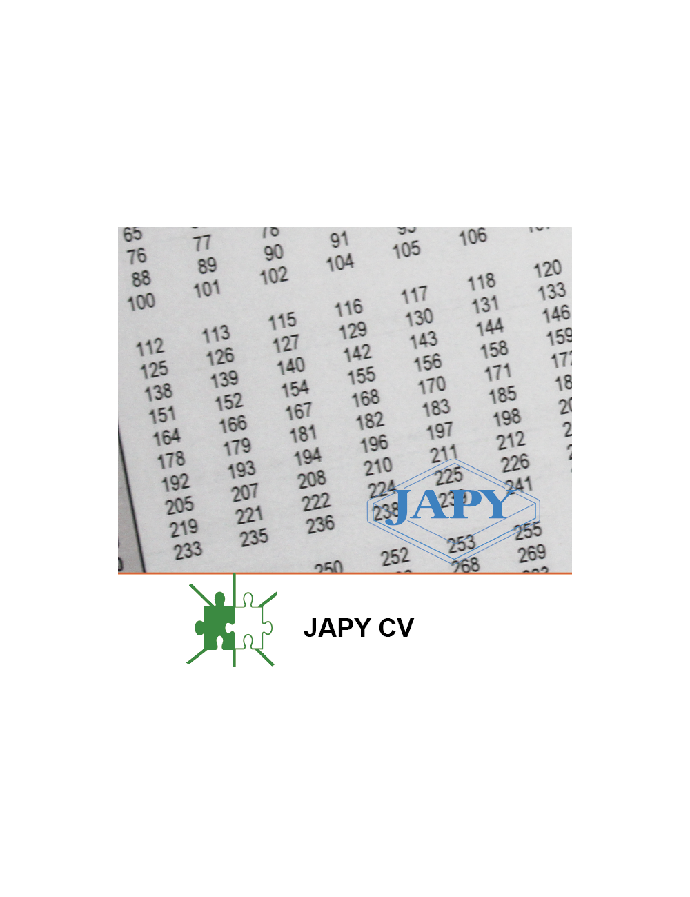 Barème de jauge Japy CV
