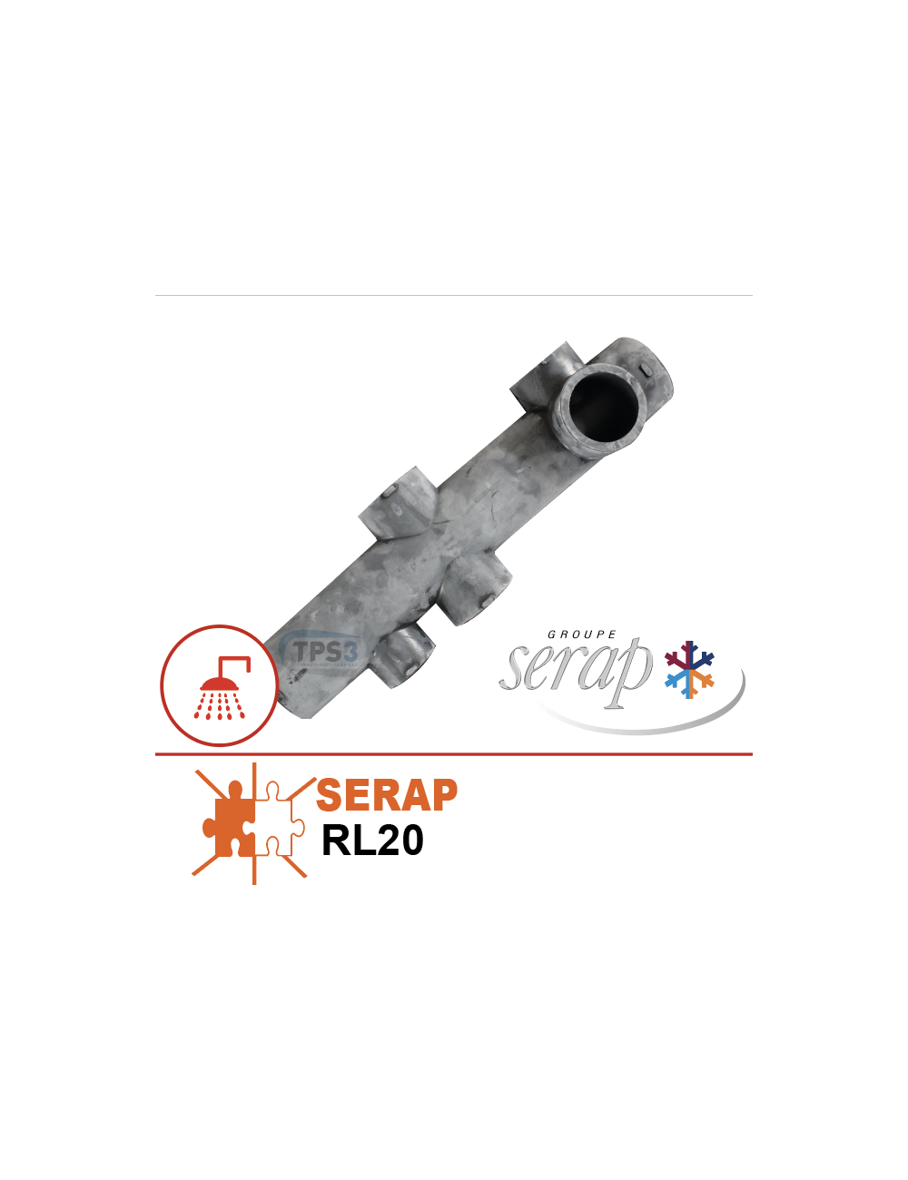 Tubulure d'aspiration pompe RL20