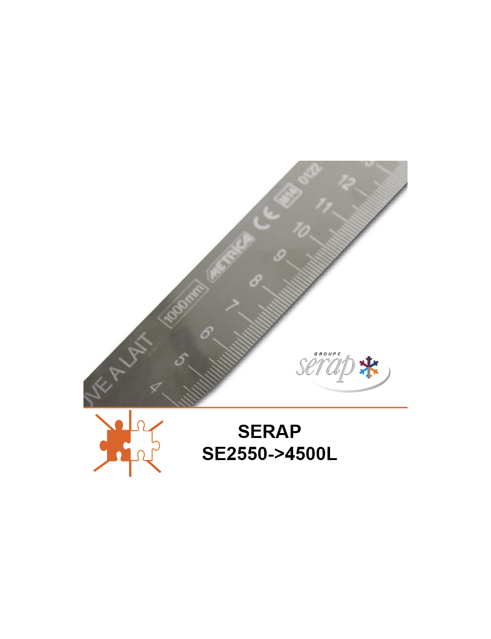 Règle graduée souple 1230mm SE 2550-4500L