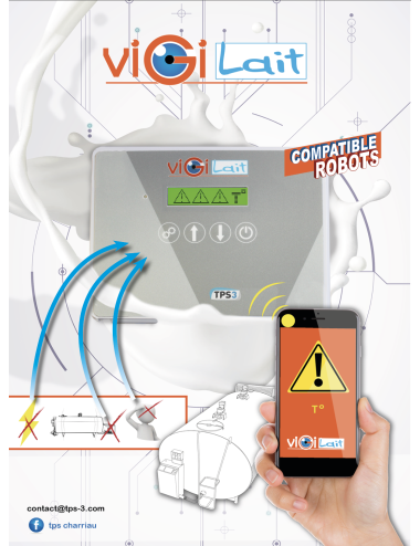 Kit alarme sonore 85dB pré-cablé pour Vigilait
