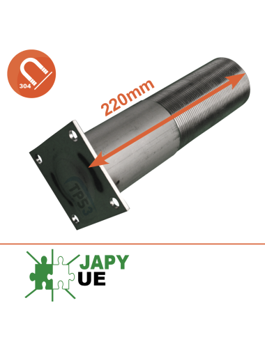 Pied Japy inox Ø60 L:220