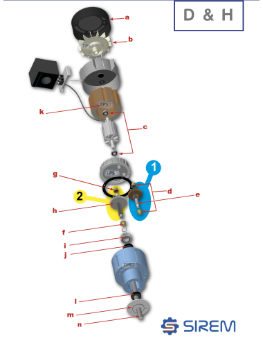 Capot plastique pour motoréducteur Sirem (sauf type P)