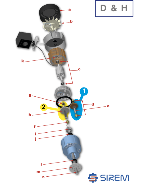Capot plastique pour motoréducteur Sirem (sauf type P)