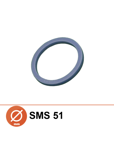 Joint de nez fileté Ø51 SMS silicone