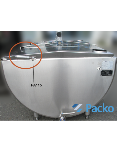 Verin pour couvercle tank Packo OM/IB-DX 1500-1800L (1150N)