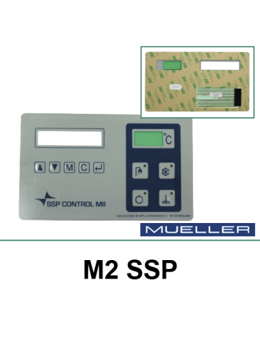 Plastron autocollant clavier Mueller M2 SSP