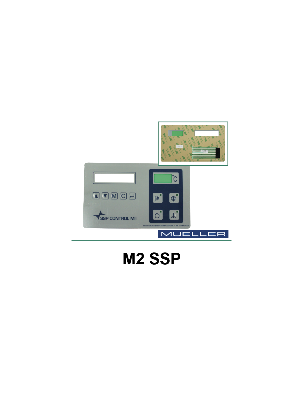 Plastron autocollant clavier Mueller M2 SSP