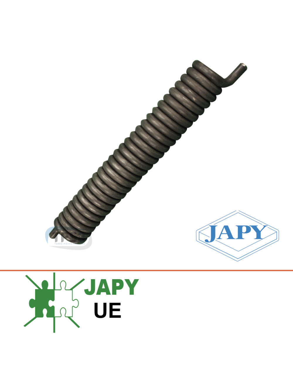 Ressort droit pour charnières Japy U/UES