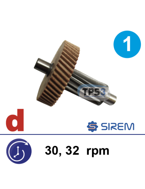 Ensemble 1er train pour motoréducteur Sirem type L&M 30&32tr/min