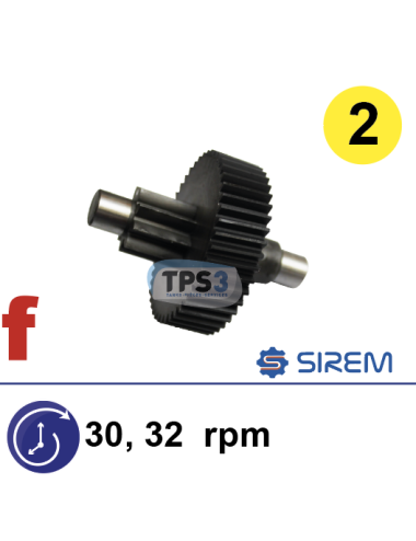 Ensemble 2nd train pour motoréducteur Sirem type L&M 30&32tr/min