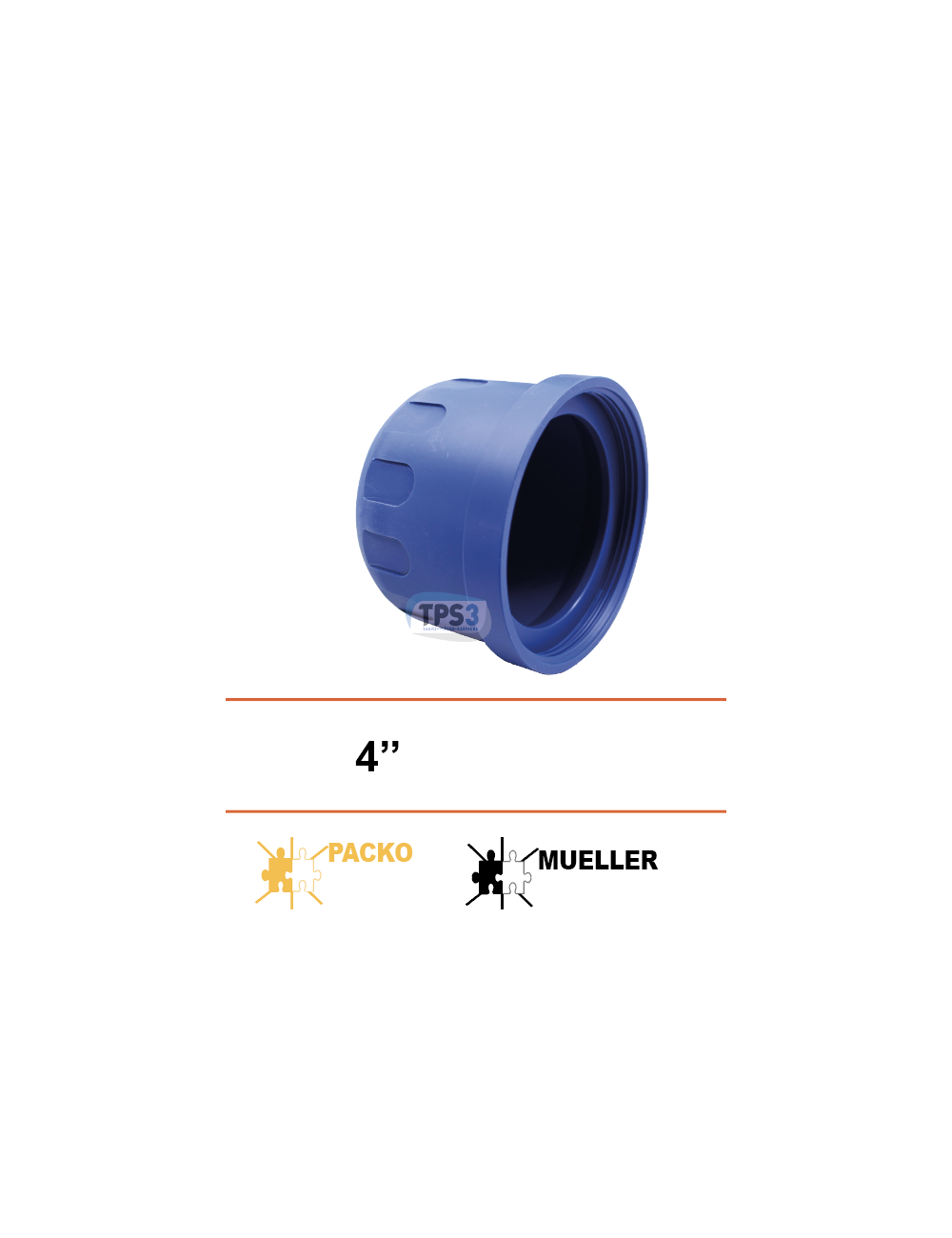 Bouchon plastique de nez fileté autonettoyant SMS 4’’ Bouchon plastique de nez fileté autonettoyant SMS 4’’