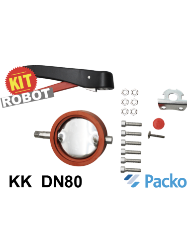 Kit vanne papillon DN 80 (papillon + joint interne + poignée)