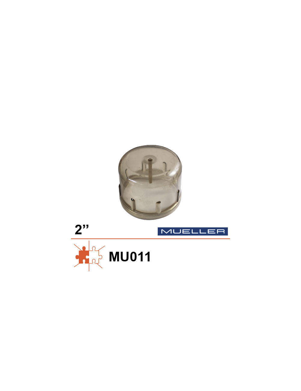 Bouchon plastique de nez fileté autonettoyant Mueller 2’’ 