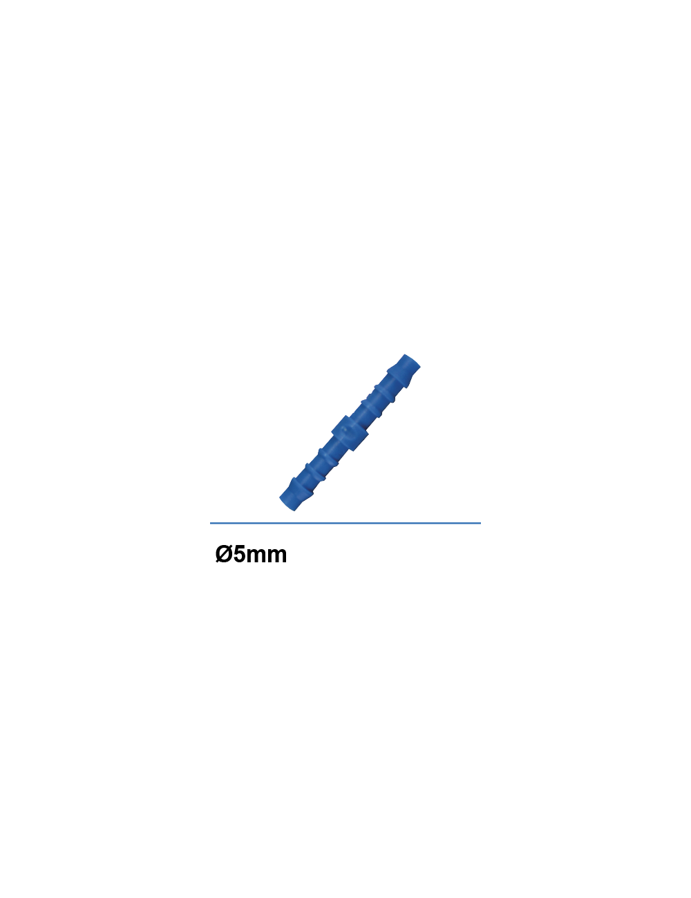Accoupleur nylon 5mm Accoupleur nylon 5mm