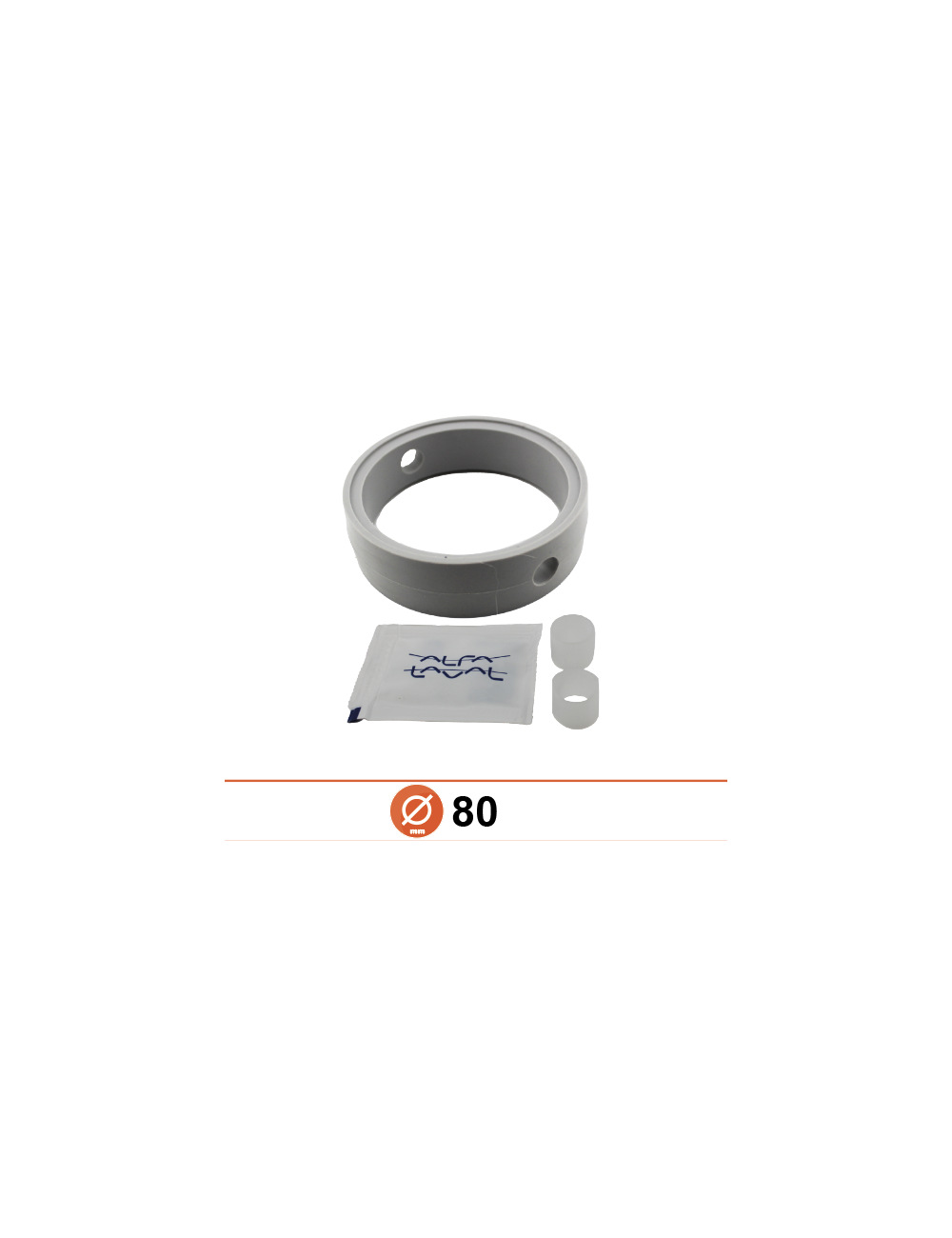 Garniture de vanne papillon Ø80 Prominox / DeLaval