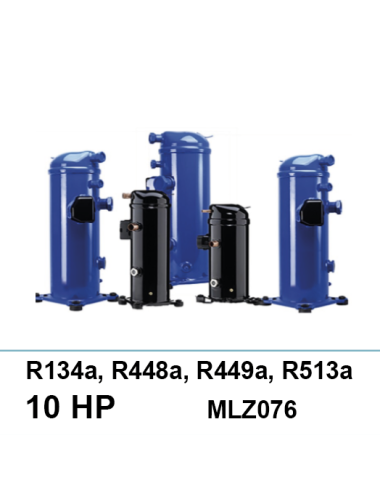 Compresseur Danfoss Scroll MLZ076 R134a//R448a/R449a/R513a 10Ch