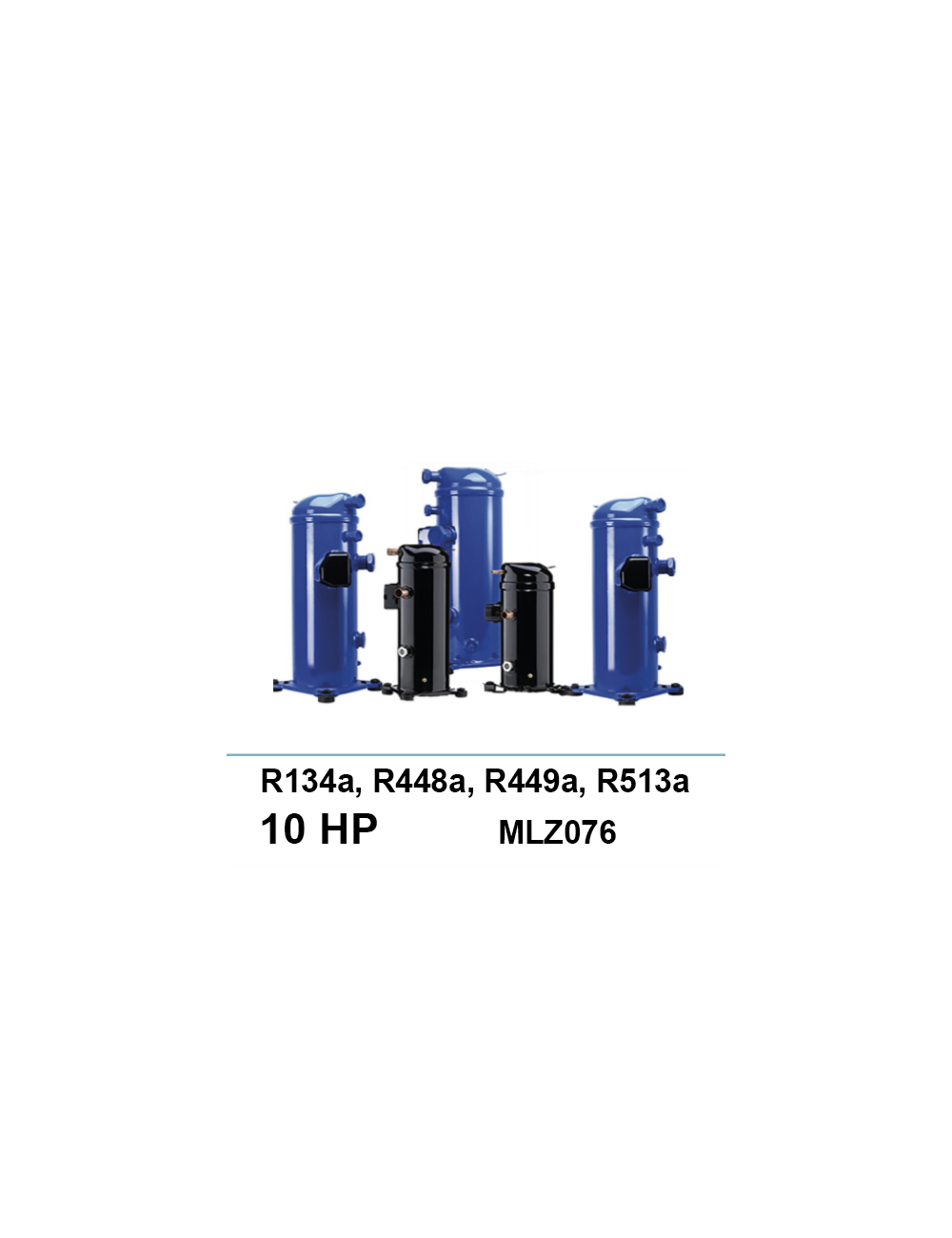 Compresseur Danfoss Scroll MLZ076 R134a//R448a/R449a/R513a 10Ch