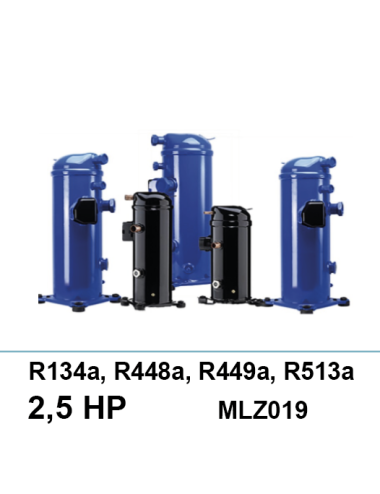 Compresseur Danfoss Scroll MLZ019 R134a//R448a/R449a/R513a 2,5Ch